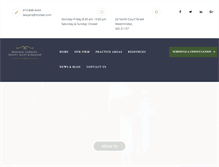 Tablet Screenshot of carrollcountymarylandlawfirm.com